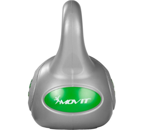Гиря бітумна Movit 16 кг, сіро-зелена Гиря бітумна Movit 16 кг, сіро-зелена