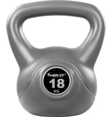Гиря бітумна Movit 18 кг, сіра