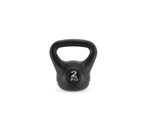 Гиря вінілова Gymtek 2 кг чорна Гиря вінілова Gymtek 2 кг чорна