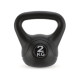 Гиря вінілова Gymtek 2 кг чорна