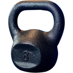 Гиря чавунна RN-SPORT 8 кг, чорна