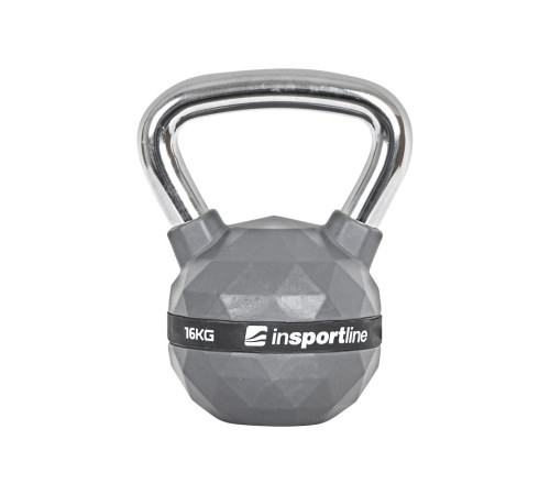 Гиря з гумовим покриттям inSPORTline Kettlebell PU 16 кг Гиря з гумовим покриттям inSPORTline Kettlebell PU 16 кг