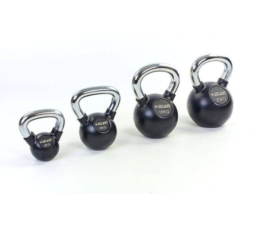 Гиря прогумована Zelart ТА-5162-36 36 кг Гиря прогумована Zelart ТА-5162-36 36 кг