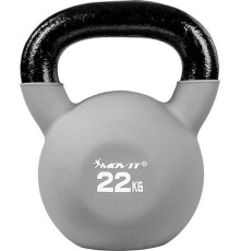 Гиря прогумована Movit  22 кг, сіра