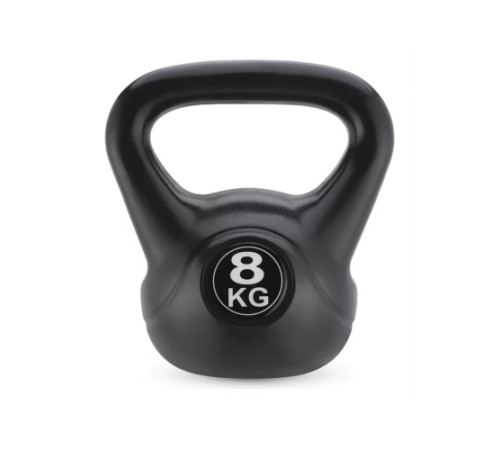 Гиря вінілова Gymtek 8 кг чорний Гиря вінілова Gymtek 8 кг чорний