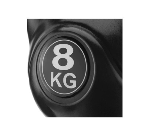 Гиря вінілова Gymtek 8 кг чорний Гиря вінілова Gymtek 8 кг чорний