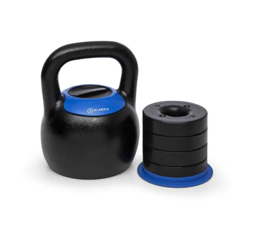 Регульована гиря KLARFIT Adjustabell 16/18/20/22/24 кг Регульована гиря KLARFIT Adjustabell 16/18/20/22/24 кг