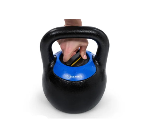 Регульована гиря KLARFIT Adjustabell 16/18/20/22/24 кг Регульована гиря KLARFIT Adjustabell 16/18/20/22/24 кг