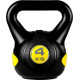 Гиря Movit Kettlebell Dumbbell 4 кг, чорно-жовта