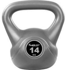 Гиря Movit Kettlebell Dumbbell 14 кг, сіра
