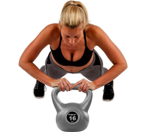 Гиря Movit Kettlebell Dumbbell 14 кг, сіра Гиря Movit Kettlebell Dumbbell 14 кг, сіра