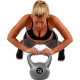 Гиря Movit Kettlebell Dumbbell 14 кг, сіра