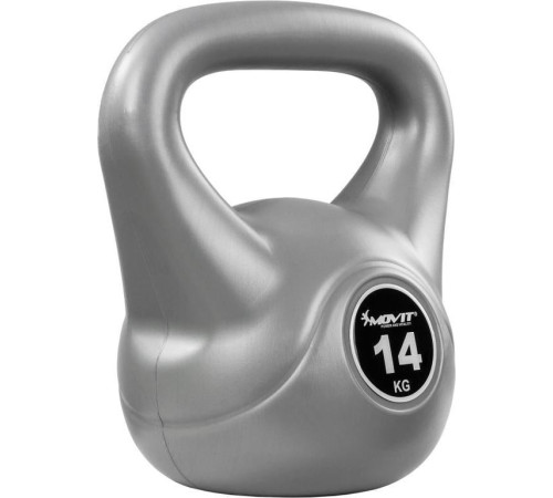 Гиря Movit Kettlebell Dumbbell 14 кг, сіра Гиря Movit Kettlebell Dumbbell 14 кг, сіра
