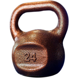 Гиря чавунна RN-SPORT 24 кг, коричнева