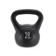 Гиря вінілова Gymtek 10 кг чорна