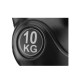 Гиря вінілова Gymtek 10 кг чорна