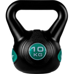 Гиря Movit Kettlebell 10 кг, чорно-зелена