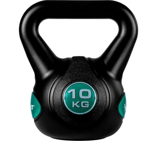 Гиря Movit Kettlebell 10 кг, чорно-зелена Гиря Movit Kettlebell 10 кг, чорно-зелена