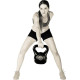Гиря Movit Kettlebell 10 кг, чорно-зелена