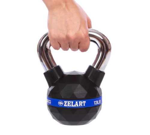 Гиря Zelart FI-1973-6 6 кг Гиря Zelart FI-1973-6 6 кг