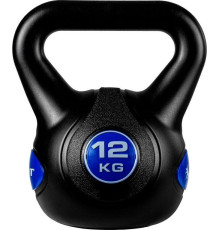 Гиря Movit Kettlebell  12 кг, чорно-синя
