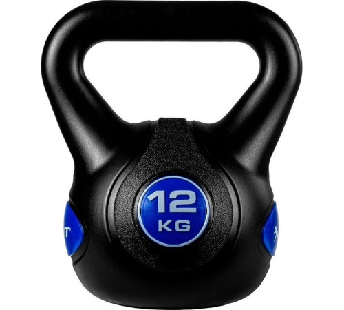 Гиря Movit Kettlebell 12 кг, чорно-синя Гиря Movit Kettlebell 12 кг, чорно-синя