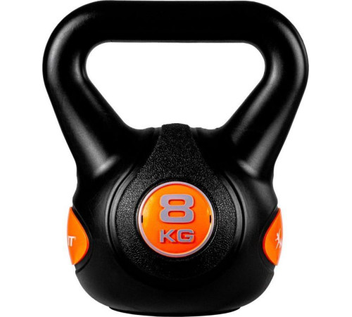 Гиря Movit Kettlebell Dumbbell 8 кг, чорно-помаранчева Гиря Movit Kettlebell Dumbbell 8 кг, чорно-помаранчева