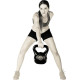 Гиря Movit Kettlebell 20 кг, чорна