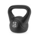 Гиря вінілова Gymtek 12 кг чорна