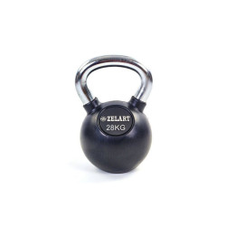 Гиря прогумована Zelart ТА-5162-28 28 кг