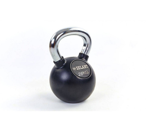 Гиря прогумована Zelart ТА-5162-28 28 кг Гиря прогумована Zelart ТА-5162-28 28 кг