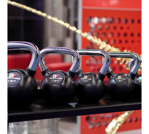 Гиря прогумована 16 кг Bauerfitness AC-1256 Гиря прогумована 16 кг Bauerfitness AC-1256