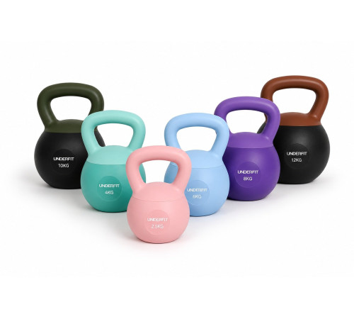 Гирі м'які Rebel Active Soft 2,5 - 12 кг, 6 шт