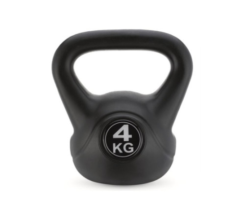 Гиря вінілова Gymtek 4 кг чорна Гиря вінілова Gymtek 4 кг чорна