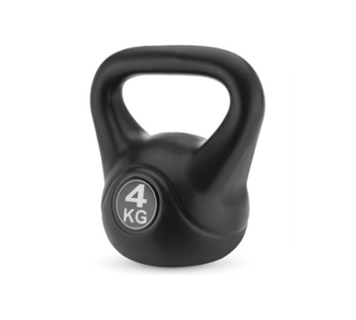 Гиря вінілова Gymtek 4 кг чорна Гиря вінілова Gymtek 4 кг чорна