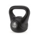 Гиря вінілова Gymtek 4 кг чорна