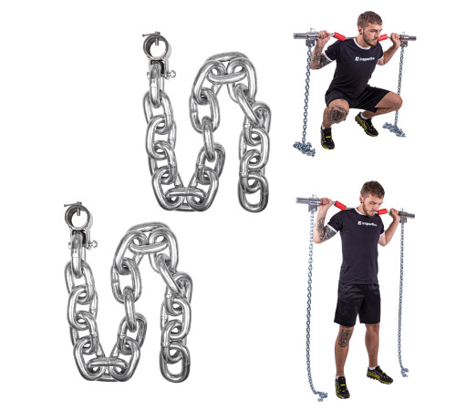 Ланцюги для тренувань inSPORTline Chainbos 2x20 кг. Ланцюги для тренувань inSPORTline Chainbos 2x20 кг.