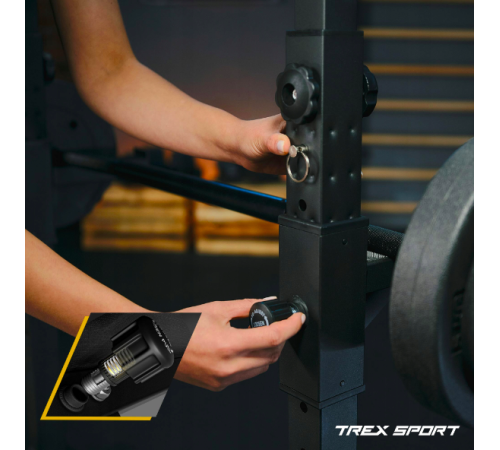 Стійки під штангу Trex Sport TX-090S регульовані Стійки під штангу Trex Sport TX-090S регульовані