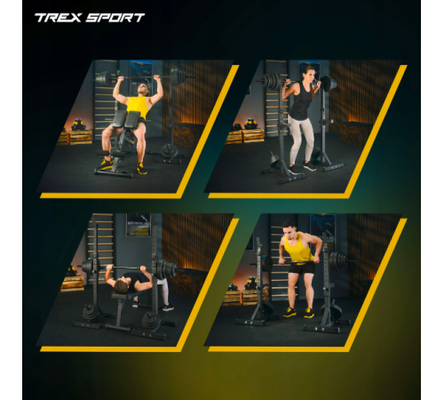 Стійки під штангу Trex Sport TX-090S регульовані Стійки під штангу Trex Sport TX-090S регульовані