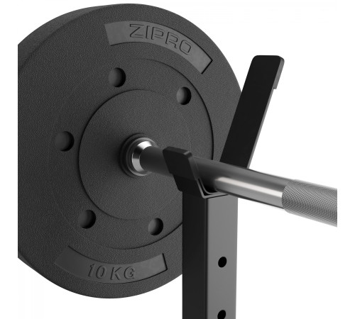 Стійка для штанги Zipro LIFT із захистом і місцем для навантажень Стійка для штанги Zipro LIFT із захистом і місцем для навантажень