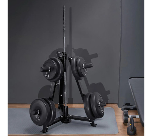 Стійка для штанг VEVOR,чорний