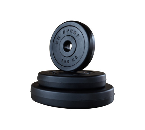 Чотири грифи + 85 кг дисків RN Sport