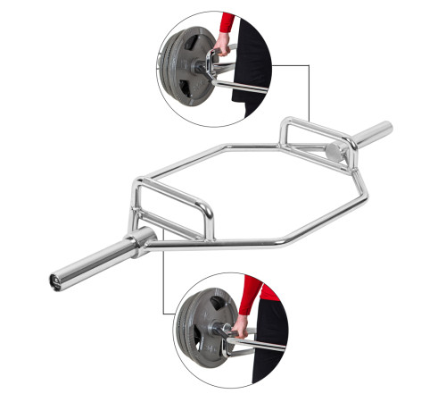 Штанга збалансована Olympic Hex Bar inSPORTline Dedlif Штанга збалансована Olympic Hex Bar inSPORTline Dedlif