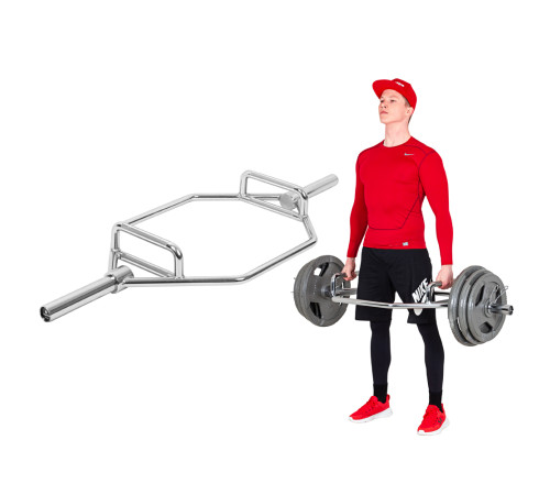 Штанга збалансована Olympic Hex Bar inSPORTline Dedlif Штанга збалансована Olympic Hex Bar inSPORTline Dedlif