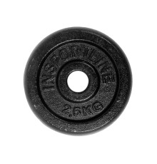 Диск чавунний inSPORTline Castblack 2,5 кг