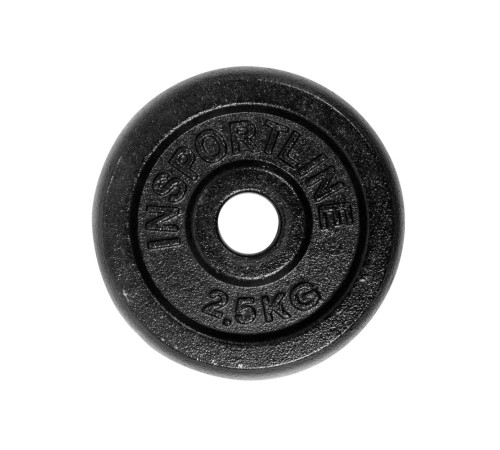 Диск чавунний inSPORTline Castblack 2,5 кг Диск чавунний inSPORTline Castblack 2,5 кг