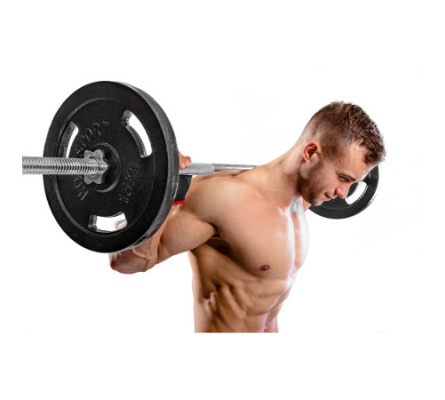 Набір зі штангою та гантелями Hop-Sport STRONG 59 кг