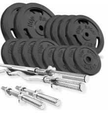 Набір зі штангами та гантелями Hop-Sport STRONG 76 кг