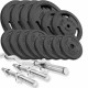 Набір зі штангою та нагтелями Hop-Sport STRONG 77 кг