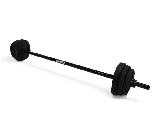 Штанга Body Pump Black Zipro з комплектом обтяжень 20 кг Штанга Body Pump Black Zipro з комплектом обтяжень 20 кг